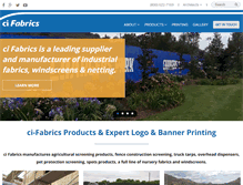 Tablet Screenshot of cifabrics.com